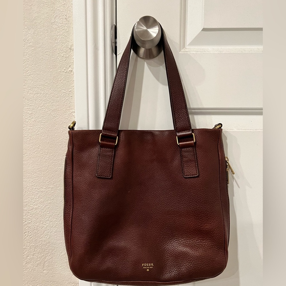 Brown Fossil Shoulder/Crossbody Purse